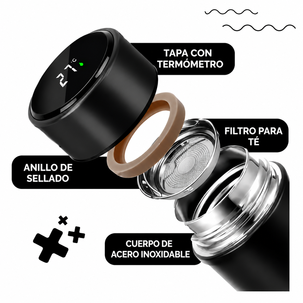 ThermoVision Pro | 500 ml | Acero Inoxidable